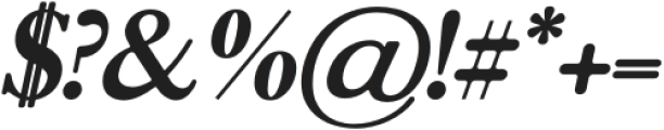 Silver Garden Bold Italic otf (700) Font OTHER CHARS