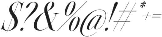 Silver Point Black Italic otf (900) Font OTHER CHARS