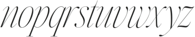 Silver Point Italic otf (400) Font LOWERCASE