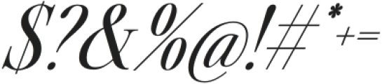 Silver Point Text Black Italic otf (900) Font OTHER CHARS