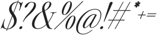 Silver Point Text Bold Italic otf (700) Font OTHER CHARS