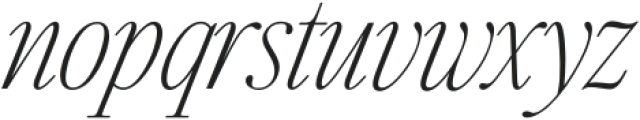 Silver Point Text Italic otf (400) Font LOWERCASE