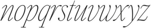 Silver Point Text Thin Italic otf (100) Font LOWERCASE