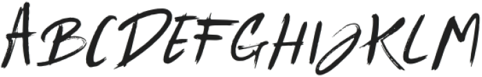 Silver Prisons Regular otf (400) Font UPPERCASE