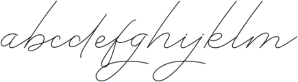 Silver Snowly Signature otf (400) Font LOWERCASE