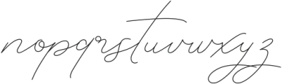 Silver Snowly Signature otf (400) Font LOWERCASE