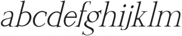 SilverSilk-Italic otf (400) Font LOWERCASE