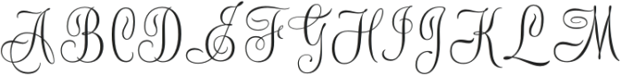 Silverbell Regular otf (400) Font UPPERCASE