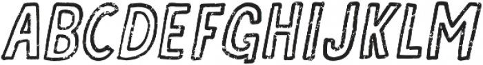 Silverfields All-Caps - Italic otf (400) Font UPPERCASE