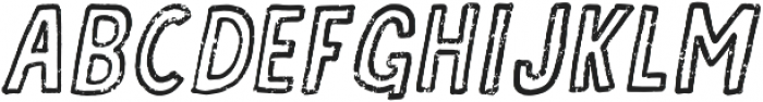 Silverfields All-Caps - Italic otf (400) Font LOWERCASE