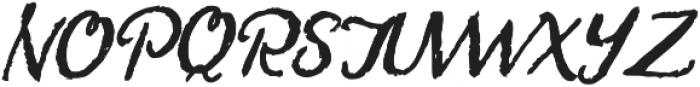 Silverfields Script - Italic otf (400) Font UPPERCASE