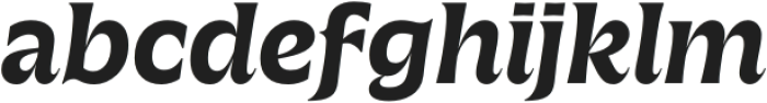 Silverspoon Bold Italic otf (700) Font LOWERCASE