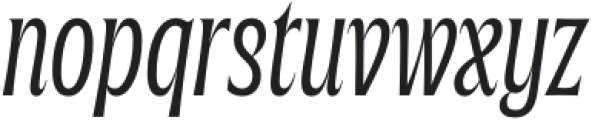 Silverspoon Condensed Light Italic otf (300) Font LOWERCASE