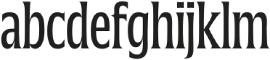 Silverspoon Condensed Regular otf (400) Font LOWERCASE