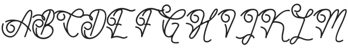Simbok Pudjie Decorative otf (400) Font UPPERCASE
