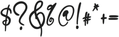 Simphony Bold Regular otf (700) Font OTHER CHARS
