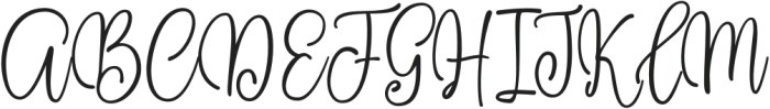 Simphony Bold Regular otf (700) Font UPPERCASE