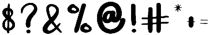 Simphony Regular otf (400) Font OTHER CHARS