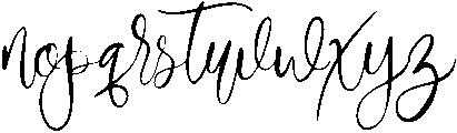 Simphony Regular otf (400) Font LOWERCASE