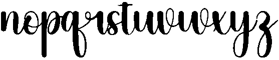Simphony Regular otf (400) Font LOWERCASE