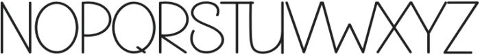Simple Aesthetic Regular otf (400) Font UPPERCASE