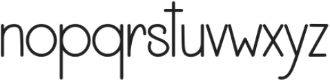 Simple Aesthetic Regular otf (400) Font LOWERCASE