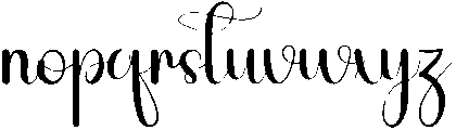 Simple Alphabet Regular otf (400) Font LOWERCASE
