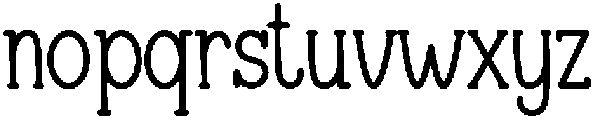 Simple Alphabet Regular otf (400) Font LOWERCASE