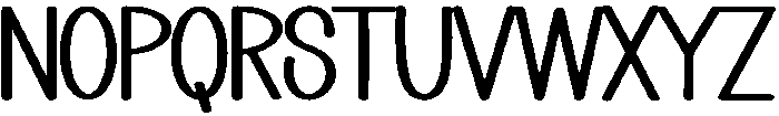 Simple Alphabet Regular otf (400) Font UPPERCASE