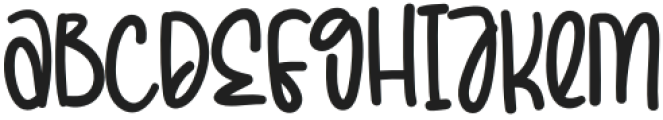 Simple And Humble Regular otf (400) Font UPPERCASE