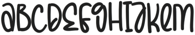 Simple And Humble Regular otf (400) Font LOWERCASE