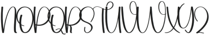 Simple Boho Regular otf (400) Font UPPERCASE