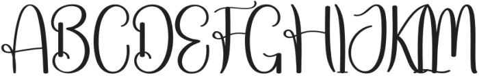 Simple Bright Regular otf (400) Font UPPERCASE