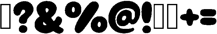 Simple Bubble Regular otf (400) Font OTHER CHARS