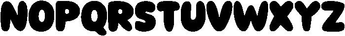Simple Bubble Regular otf (400) Font UPPERCASE