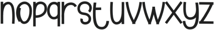 Simple Bubble Regular otf (400) Font LOWERCASE