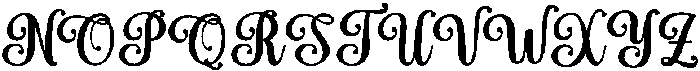 Simple Calligraphy Bold 4 Regular otf (700) Font UPPERCASE