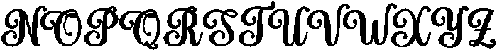Simple Calligraphy Bold 8 Regular otf (700) Font UPPERCASE
