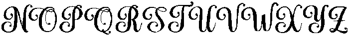 Simple Calligraphy Bold Regular otf (700) Font UPPERCASE