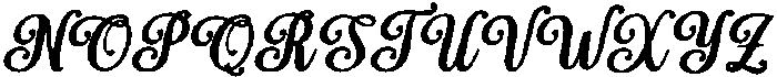 Simple Calligraphy Bold Slant 10 Regular otf (700) Font UPPERCASE
