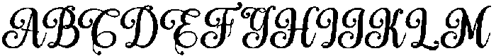 Simple Calligraphy Bold Slant 4 Regular otf (700) Font UPPERCASE