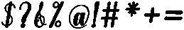 Simple Calligraphy Bold Slant 8 Regular otf (700) Font OTHER CHARS