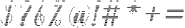 Simple Calligraphy Hatching Slant 10 Regular otf (400) Font OTHER CHARS