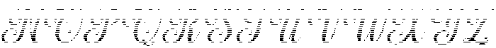 Simple Calligraphy Hatching Slant 12 Regular otf (400) Font UPPERCASE