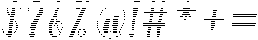Simple Calligraphy Hatching Slant 6 Regular otf (400) Font OTHER CHARS