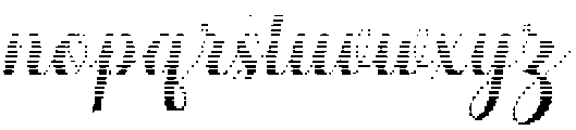 Simple Calligraphy Hatching Slant 6 Regular otf (400) Font LOWERCASE