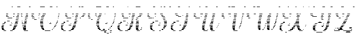 Simple Calligraphy Hatching Slant 8 Regular otf (400) Font UPPERCASE