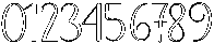Simple Calligraphy Outline Regular otf (400) Font OTHER CHARS