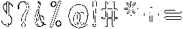 Simple Calligraphy Outline Regular otf (400) Font OTHER CHARS
