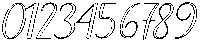 Simple Calligraphy Outline Slant 10 Regular otf (400) Font OTHER CHARS